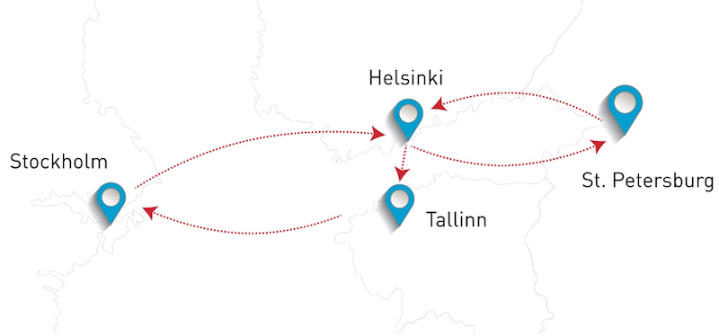 免簽入俄72小時：1次玩塔林x斯德哥爾摩x赫爾辛基x聖彼得堡的訂票流程分享