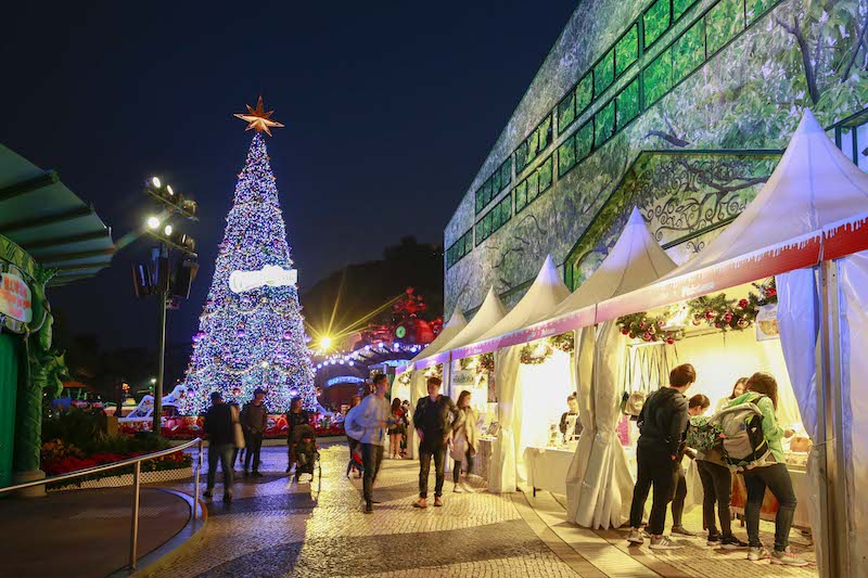 香港海洋公園40周年推聖誕全城 特色耶誕市集夜間限免開放