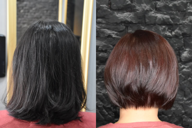 台北.士林 | Bravo Hair Salon 春夏清爽質感的橘紅新短髮造型