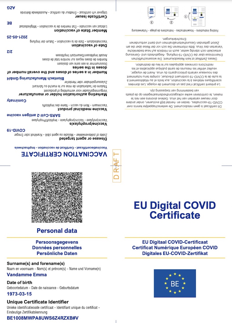 歐盟數位疫苗護照免費申請，掃QR Code玩歐洲