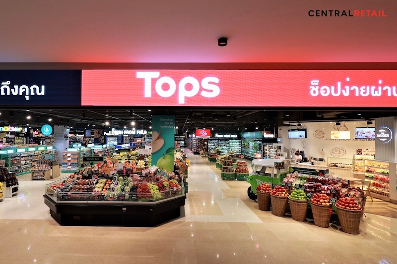 泰國TOPS Supermarket，隱身All Season Place百貨的超市