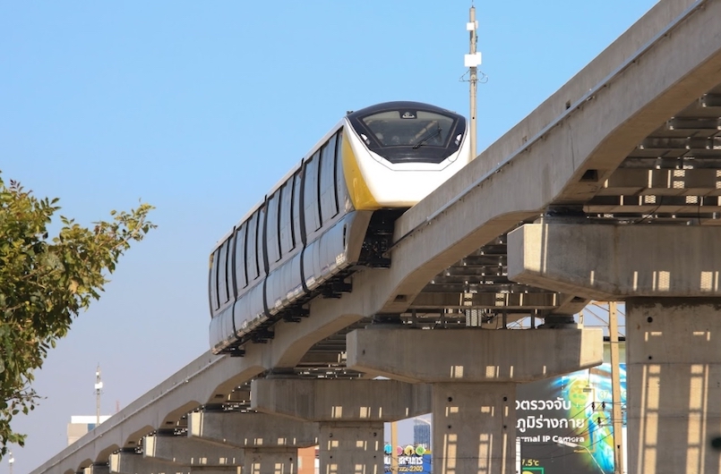 泰國曼谷捷運MRT黃線6/3展開一個月試營運免費搭乘